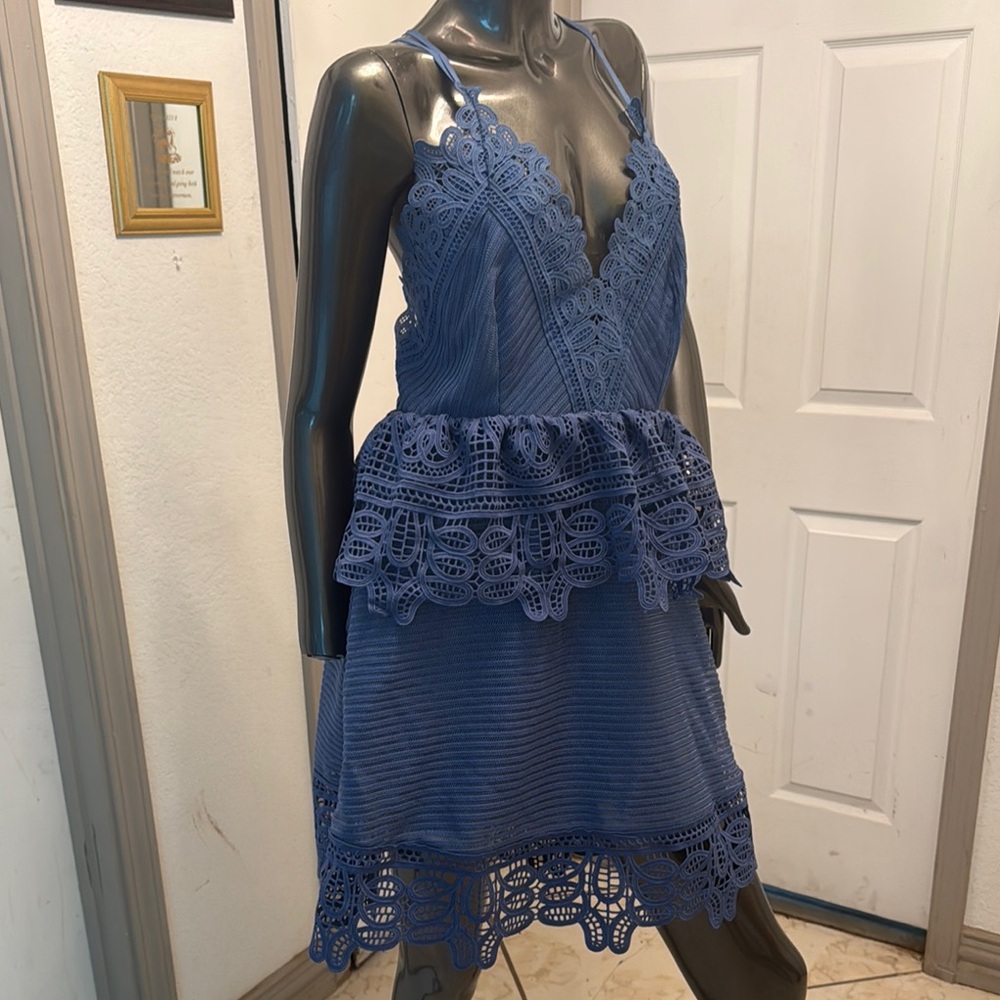 Multicolored Tiered Plunge Long Sleeve Sundress for Wedding Guest